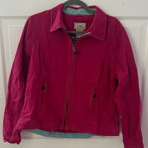 L.L. Bean Women's Vibrant Pink Utility Jacket